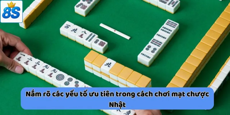 Nắm rõ các yếu tố ưu tiên trong cách chơi mạt chược Nhật