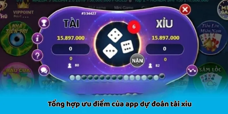 Tổng hợp ưu điểm của app dự đoán tài xỉu